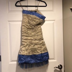 Nicole miller strapless dress